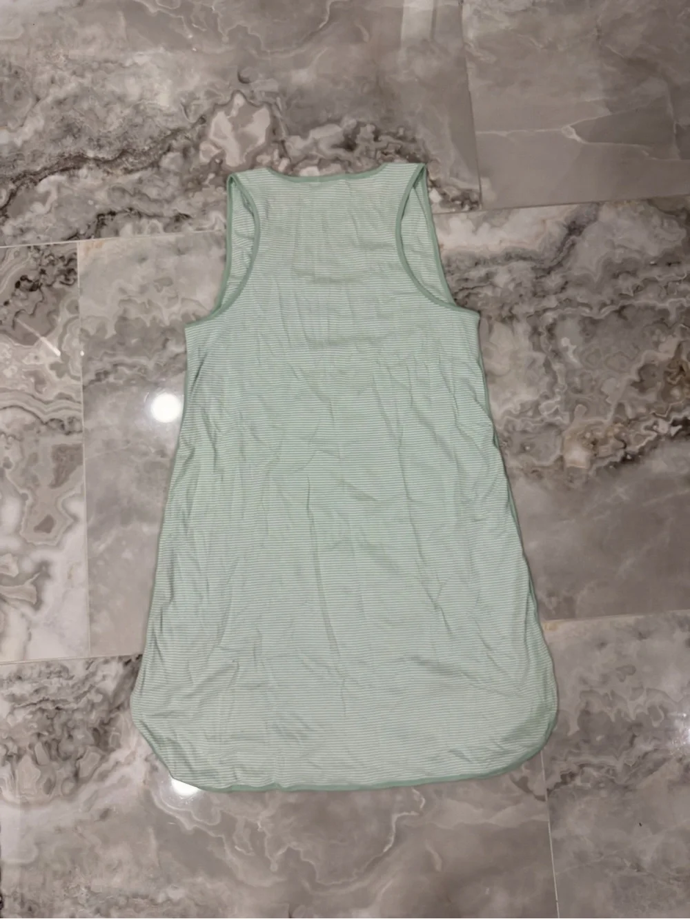 LAKE woman Lightweight Mint Green Sleeveless Chemise - Picture 3 of 3